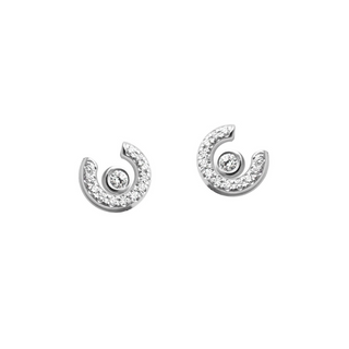 Boucles d'Oreilles Cédille | Diamants