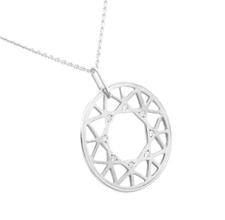 Pendentif Facettes | Or et diamants naturels