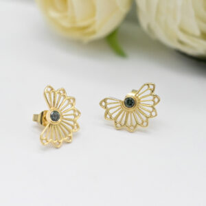 Boucles d'oreilles or jaune